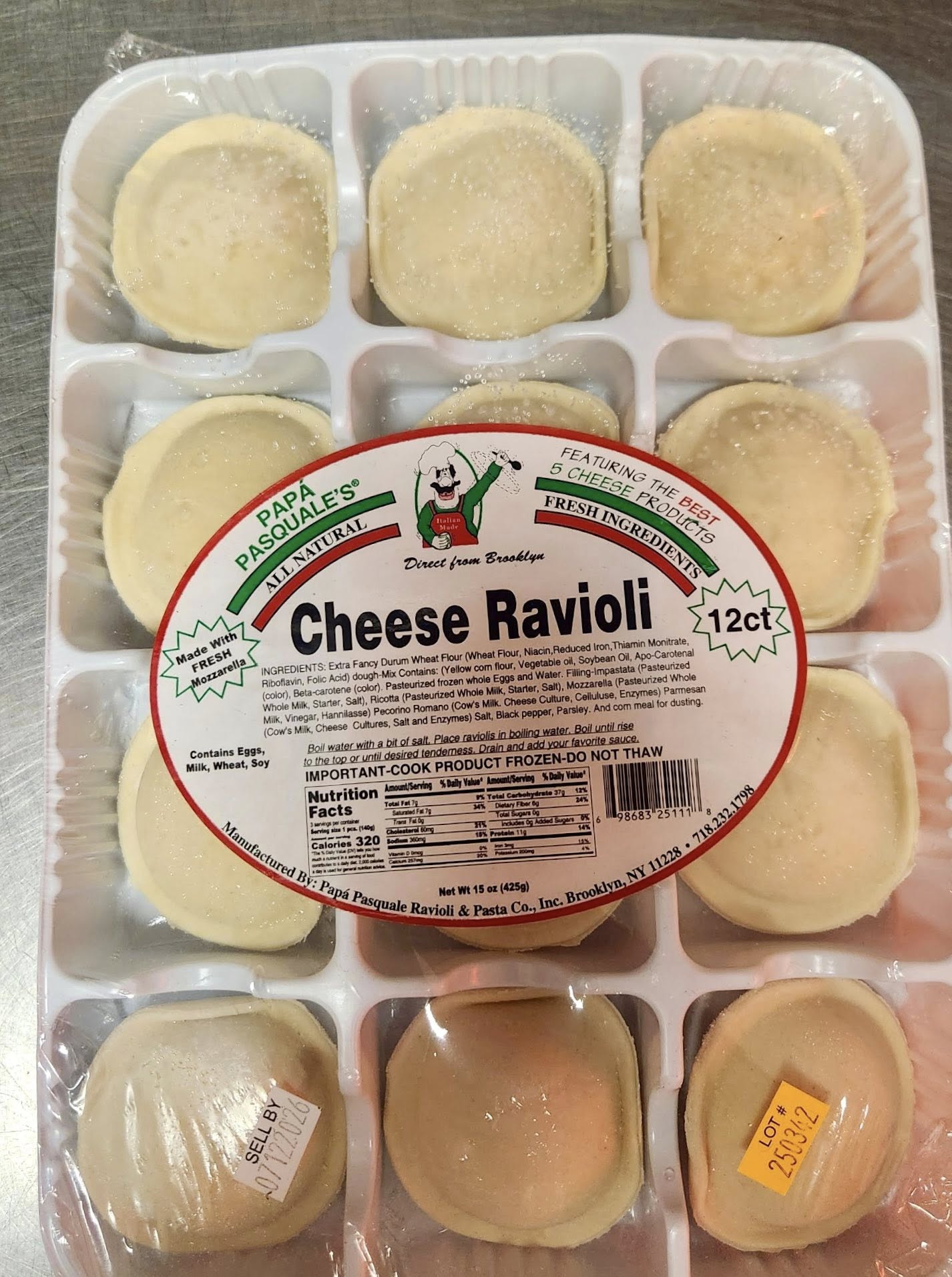 Cheese Ravioli